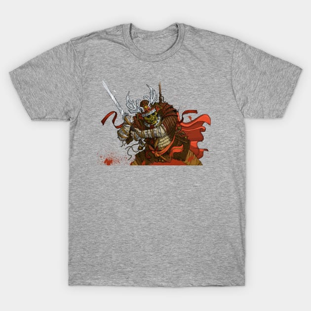 Samurai T-Shirt by AngryBunnyCreations